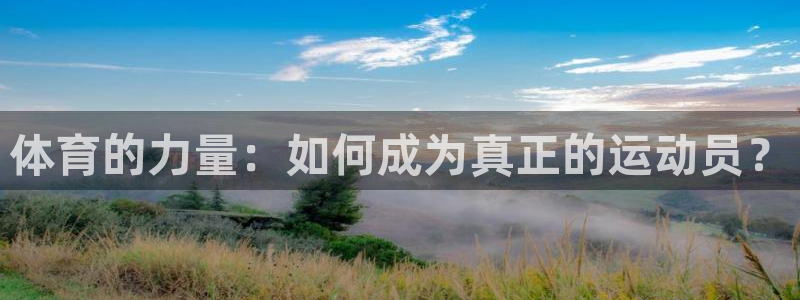 沐鸣2平台首页：体育的力量：如何成为真正的运动员？