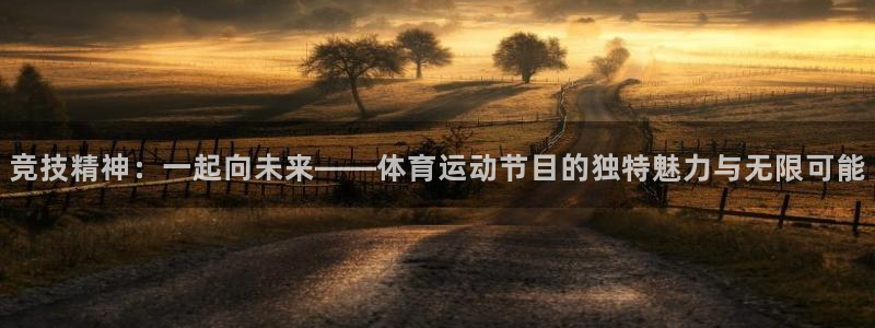 沐鸣体育2：竞技精神：一起向未来——体育运动节目的独特魅力与无限可能